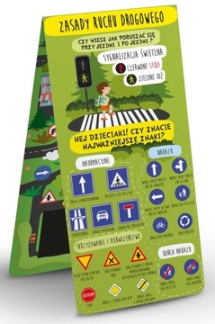 ZNAKI DROGOWE EDUKACYJNA ZAKŁADKA MAGNETYCZNA