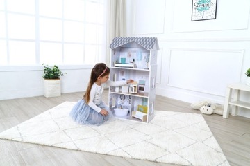 КУКОЛЬНЫЙ ДОМ С МЕБЕЛЬЮ GRACE ECOTOYS MANSION