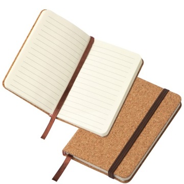 NOTES NOTATNIK Z KORKA PAMIĘTNIK BRULION ELEGANCKI