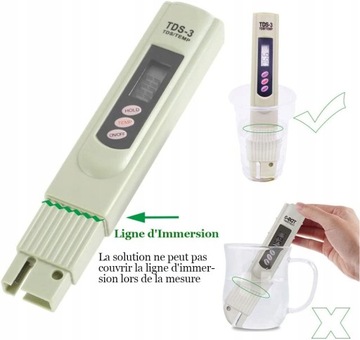 Измеритель качества питьевой воды TDS-3 Цифровой тестер
