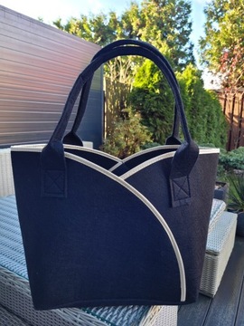 Сумка-шоппер из экологического фетра - Бежевый