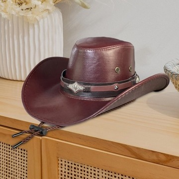 Męski kapelusz kowbojski w stylu westernowym Modne kapelusze jazzowe dla