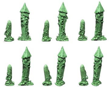 Objective markers Slavic Gods - Posągi słowiańskie