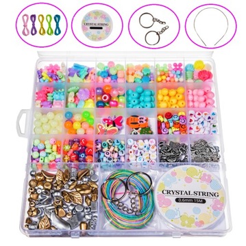 ПОДАРОЧНЫЙ НАБОР БИСЕРОВ ДЛЯ ИЗДЕЛИЯ БРАСЛЕТОВ НА ДЕНЬ РОЖДЕНИЯ ДЕВОЧКЕ