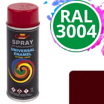 Farba uniwersalna Spray Champion 400 ml RAL 3004