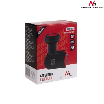 СПУТНИКОВЫЙ КОНВЕРТЕР QUAD Full HD HDTV BYDGOSZCZ