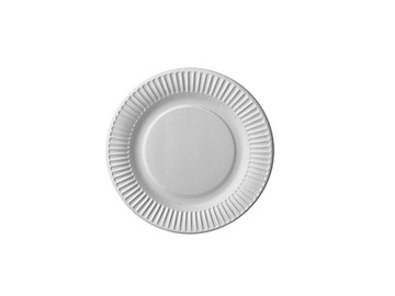 Talerze papierowe białe 18cm/100sztuk
