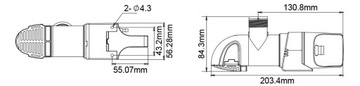 НИЗКИЙ АВТОМАТИЧЕСКИЙ НАСОС Трюмных ВОД SEAFLO 12V 1100GPH 70L НИЗКИЙ ПРОФИЛЬ