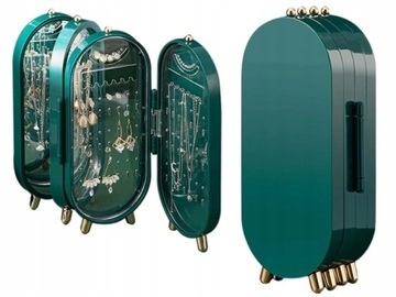 ШКАТУЛКА-ОРГАНИЗАТОР ДЛЯ ЮВЕЛИРНЫХ УКРАШЕНИЙ С ЗЕРКАЛОМ-ДИСПЛЕЙ ПОДСТАВКА ДЛЯ ОЖЕРЕЛЬЯ