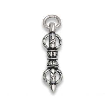 ZAWIESZKA SREBRNA ENERGIZUJĄCY AMULET TALIZMAN DORJEE VAJRA SREBRO 925