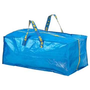Torba na zakupy pranie basen plażę duża niebieska IKEA FRAKTA do 25kg 76L
