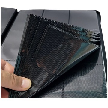 Коллекционная папка-переплет для карточек TCG, зеленая, 9 карманов, карты на 360 градусов