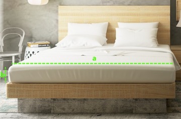 Простыня хлопковая на подгонке 180х220 традиционная POLISH COLOR CHOICE