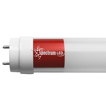 ŚWIETLÓWKA LED ŚWIATŁO ZIMNE TUBE GLASS T8 120CM 17W
