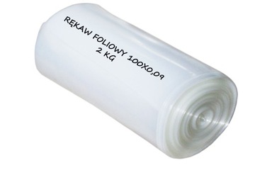 RĘKAW TUNEL FOLIOWY PE 100x0,09 10cm / 2 kg