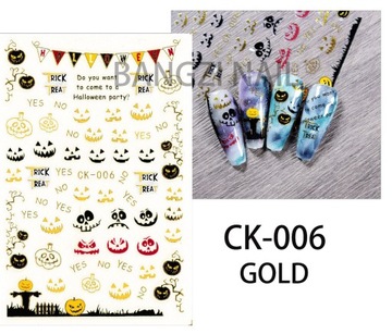 Наклейки для ногтей на тему Хэллоуина