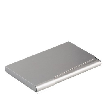 Metalowe Etui na wizytówki karty Durable srebrny na 20 wizytówek / kart