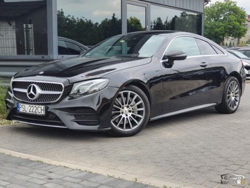 Mercedes Klasa E W213 Coupe 2.0 220d 194KM 2018 Mercedes-Benz Klasa E E220d 194KM 2018r 169Tys KmAmg-Line Multibeam Bezwyp, zdjęcie 1