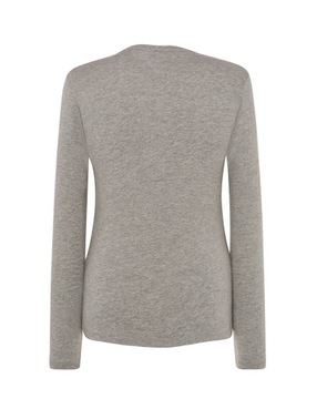 Серая женская ФУТБОЛКА С ДЛИННЫМИ РУКАВАМИ, размер L