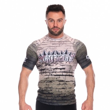 Koszulka Treningowa Rashguard MMA Bullterier S