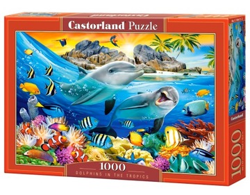 Castorland PUZZLE 1000 el Dolphins in the Tropics