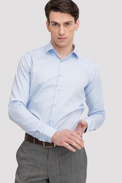 Gładka koszula błękitna rozmiar 188-194/42 Sunset Suits