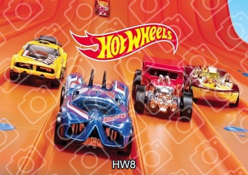 HOT WHEELS CARS Торт Вафельный принт А4