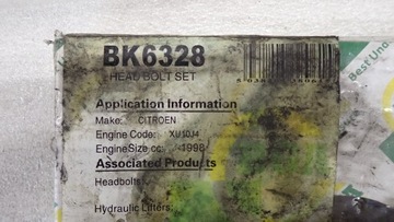 BGA BK6328 SADA ŠROUBŮ HLAVA VÁLCŮ