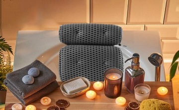 4D ПОДУШКА ДЛЯ ВАННЫ, ПОДГОЛОВНИК ДЛЯ РЕЛАКСАЦИИ ВАННЫ, Тщательно изготовлено