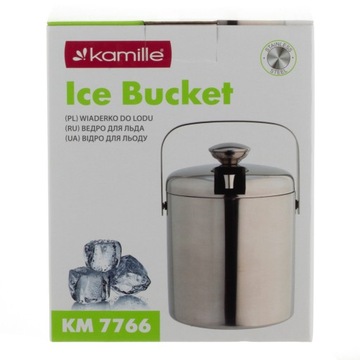 Контейнер для льда BUCKET THERMAL + щипцы KAMILLE