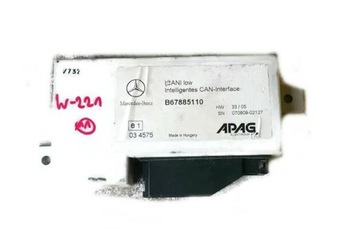 MERCEDES S W221 05-13R - ŘÍZENÍ CAN ROZHRANÍ B67885110
