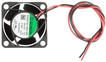 НАБОР ВЕНТИЛЯЦИИ ВЕНТИЛЯТОР 12 В 40 x 40 x 20 мм С ТЕРМОСТАТОМ