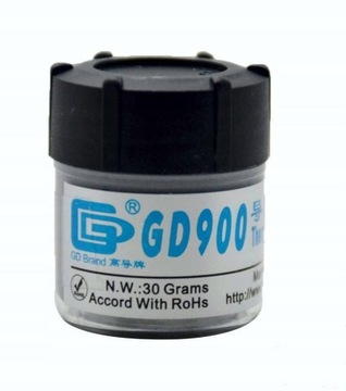 Pasta termoprzewodzaca GD900 | 30g | Szara | 4.8 W/mK
