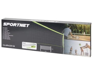 Набор для пляжного падела: 2 ракетки + мячи Slazenger + сетка 6 м.