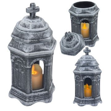 ZNICZ CERAMICZNY WYPALANY W KOLORZE GRAFITOWYM