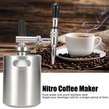 Кофеварка Nitro Cold Brew, стальная бочка