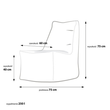 Большое кресло из цельного фетра. Материал: графитовый войлок HIT.