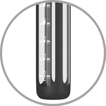 Мотивационная стеклянная бутылка для воды 700мл Be-Active