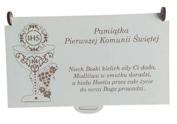 BIAŁE PUDEŁKO NA PIENIĄDZE PIERWSZA KOMUNIA ŚWIĘTA