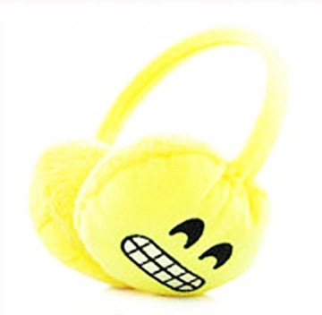 Ciepłe NAUSZNIKI USZY EMOJI EMOTKA zimowe dzieci