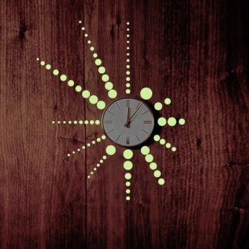 Флуоресцентные наклейки Светящиеся точки Декоративный горошек 104 шт.