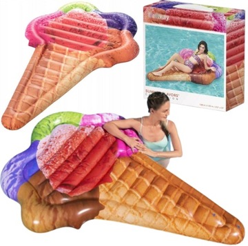 ND17_WP-2087 Materac dmuchany lód w rożku 43183 BESTWAY