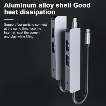 2008N Док-станция HUB 3 в 1 Type-C