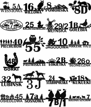 Номер дома, адресная вывеска в готическом стиле. ГАРАНТИЯ 5 ЛЕТ.