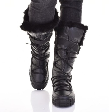 МОДНЫЕ ЖЕНСКИЕ СНЕЖНЫЕ САПОГИ С МЕХОМ ВЫСОКИЕ ТЕПЛЫЕ ЗИМНИЕ САПОГИ КЛАССИЧЕСКИЕ