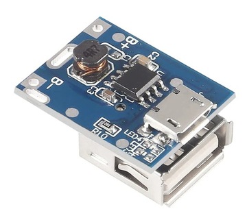 Модуль microUSB Powerbank 5 В 1 А BMS 4,2 В LiIon 0134