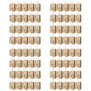 ŚWIĄTECZNE TORBY ŚCIĄGANE ŚWIĄTECZNEGO PAPIERU KRAFT
