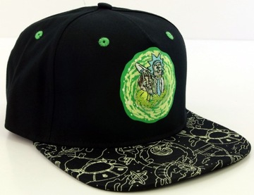 Czapka z daszkiem męska młodzieżowa Rick and Morty SNAPBACK 55-60cm Haft