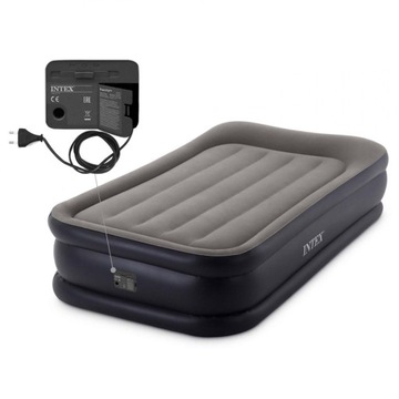 Materac jednoosobowy Intex 191 x 99 x 42 cm odcienie szarości
