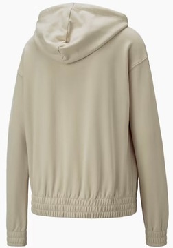 Bluza damska Puma Her Hoodie r.L z kapturem beżowa